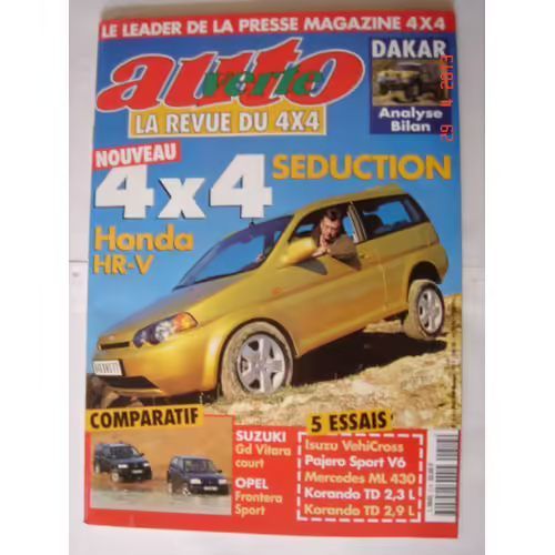 Auto Verte 214 De 1999 Suzuki Grand Vitara T3,Salon Detroit,Honda Hrv Real Time Sport,Isuzu Vehicross 24s,Ssangyong Korando Ltd,Mitsubishi Pajero Sport Gls,Mercedes Ml 430 V8,Suzuki Grand Vitara 16s C
