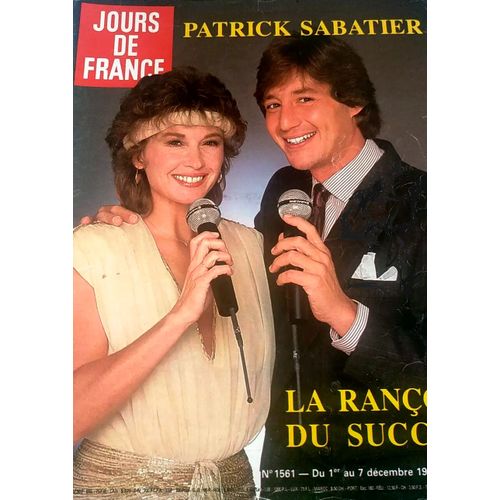 Jours De France 1561 1984 Marlene Jobert Patrick Sabatier/Deneuve/Chez Dalida/Miou Miou/Goya