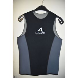 Gilet De Plongée Noir Et Gris Aquatys (Souris De Plongée)