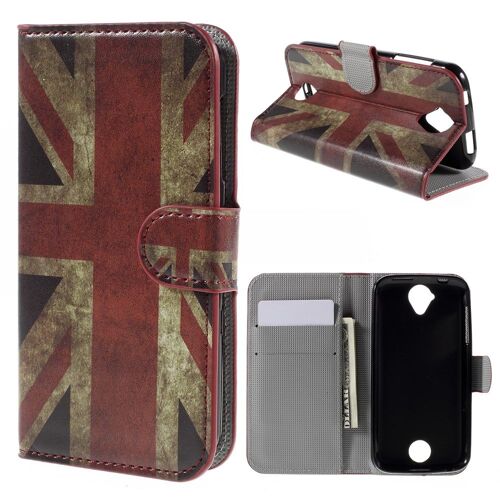 Etui Portefeuille Motif Uk Vintage Pour Acer Liquid Z330, Z320, M330, M320 Rabat