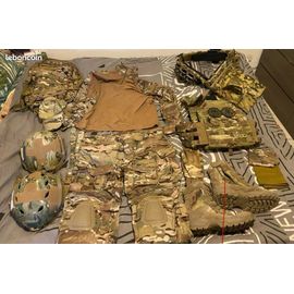Lot Tenue Multicam Airsoft (Pantalon - Rangers - Gilet ...)