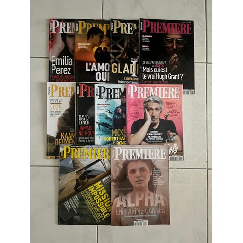 Vends Lot De 10 Magazines Première Septembre 2024 À Juin 2025