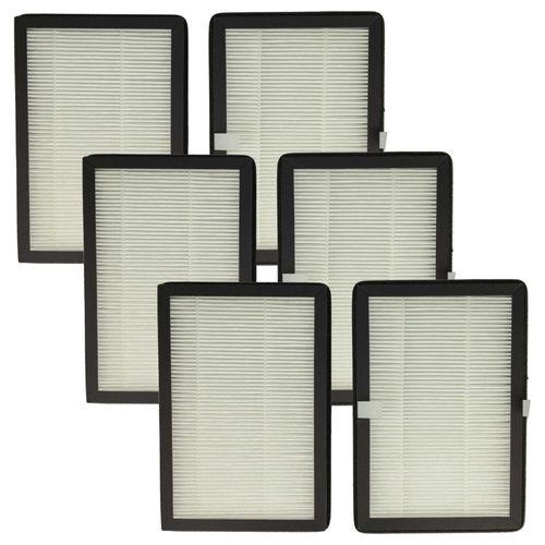 vhbw 6x filtre à particules compatible avec Rowenta Eclipse QU5030, QU5060, QU5062 purificateur d'air, ventilateur