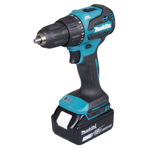 Perceuse visseuse percussion Makita DHP490SFJ LXT - 18 V Li-Ion - 3 Ah - Ø 13 mm