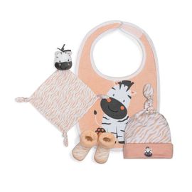 Coffret Cadeau Bébé Motif Zèbre Blanc/Rose – Interbaby