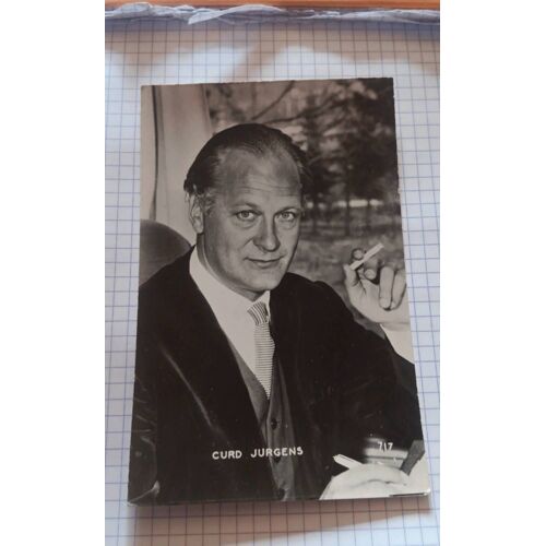 Carte Postale Cinéma Curd Jurgens