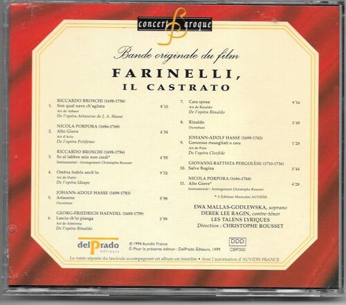 Farinelli Il Castrato