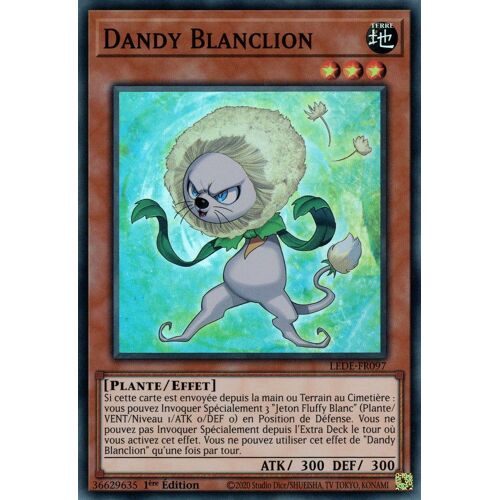 Yu Gi Oh Lede Fr097 Dandy Blanclion Super Rare