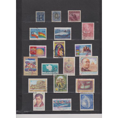 Chili Lot De Timbres