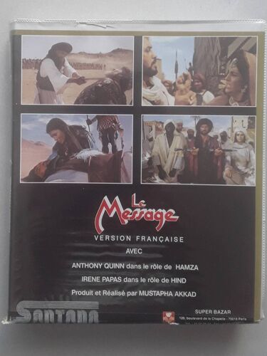 Le Message * Anthony Quinn , Papas * Rare Double Video Vhs * Coffret De Luxe