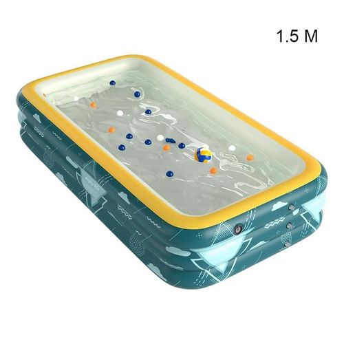 Piscine gonflable avec gonflage automatique Grande capacité de stockage extérieur 1,5 mètres