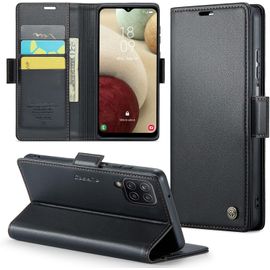 Coque Pour Samsung S22 Ultra Étui Portefeuille Cover En Cuir Pu Wallet Avec Cartes Magnétique Et Rfid Protection Antivol Folio Housse Samsung A12 Case, Noir