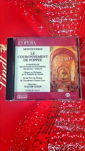 Monteverdi: Le Couronnement De Poppée, Les Génies De L'Opéra, Direction Walter Goehr, Orchestre De La Tonhalle De Zurich Vendu Par Blaspo