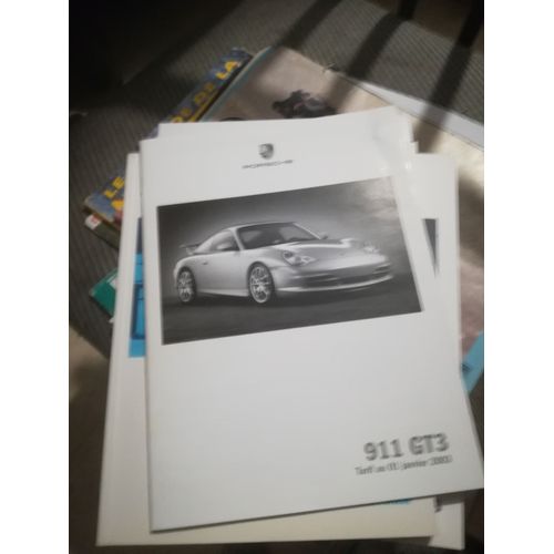 Brochure Porsche 911 Gt3 De 2003