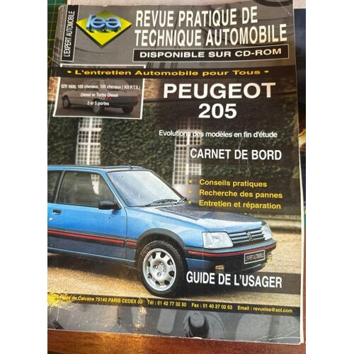 Revue Technique Expert Peugeot 205 Gti 1600 105 Et 125 Cv Kit P.Ts Diesel & Turbo Diesel