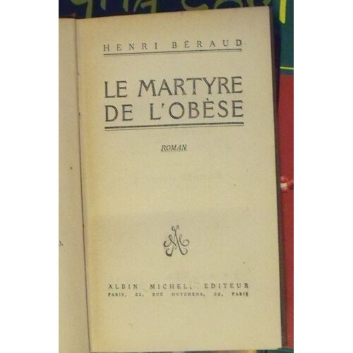 Le Martyr De  L'obèse