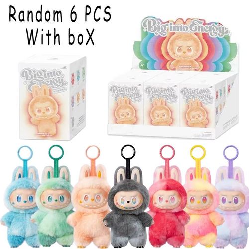 Lot De 6 Figurines V3 Monstres Big Into Energy, Boîtes Surprise Kawaii En Pvc, Porte-Clés, Décor Ou Cadeau Original