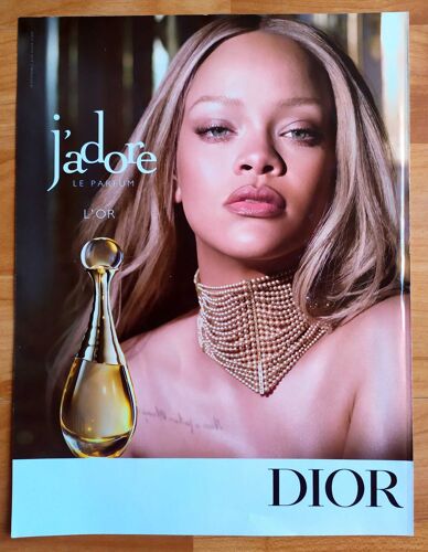 Publicité Papier - Parfum "J'adore" De Dior De 2024, Rihanna Égérie