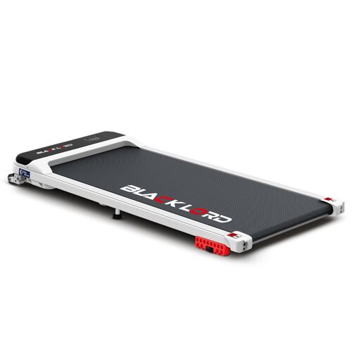 Black Lord 4 En 1 Tapis De Marche , Tapis Roulant Inclinable À 9 %, Vitesse Maximale De 12 Km/H, Moteur 3,2 Cv, Silencieux Et Portable, Blanc