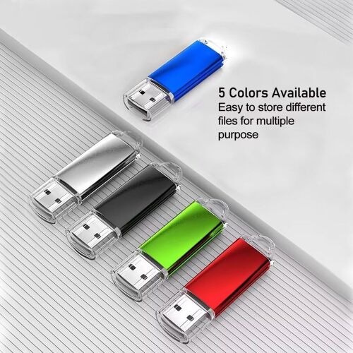 CLé USB 64Go, Clef USB Flash Drive 64Go Pen Drive USB 2.0 Memory Stick 64Go Thumb Drive pour PC,Bleu