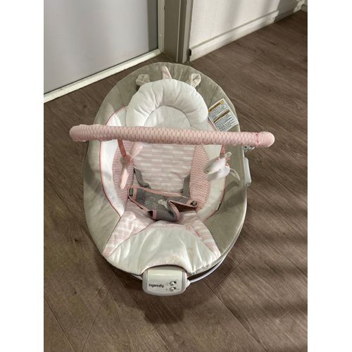Transat Bébé Rose Et Gris 