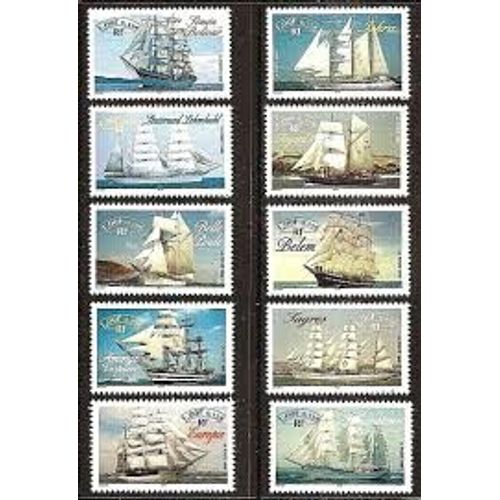 Armada Du Siècle À Rouen : Grands Voiliers Série Complète Année 1999 N° 3269 3270 3271 3272 3273 3274 3275 3276 3277 3278 Yvert Et Tellier Luxe