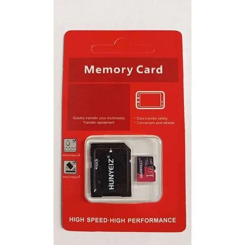1000 Go ( 1TB) Carte Mémoire Micro SD+ Adaptateur pour Caméra, Telephone, Switch