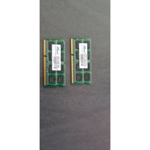 2 barettes Ram Asint 2Go 1333MHz DDR3