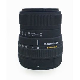 Objectif Sigma - Fonction Télé - 55 mm - 200 mm - f/4.0-5.6 DC - Four Thirds