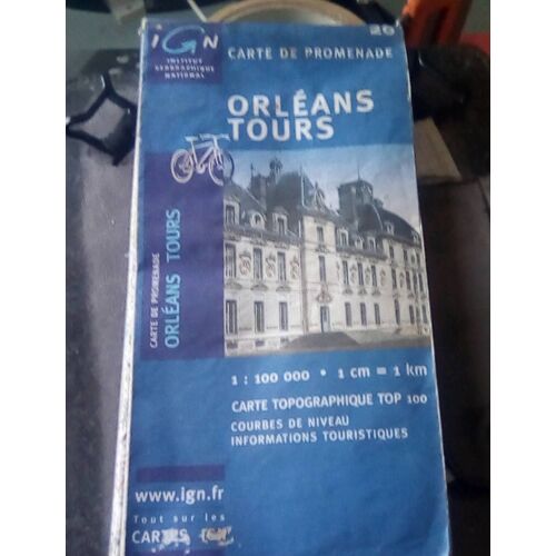 Carte Ign.Carte De Promenade Orléans Tours.2003