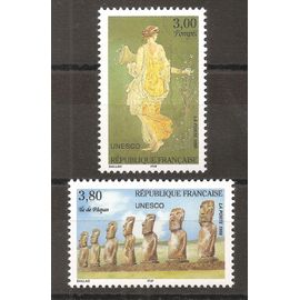Ts 118 - 119 (1998) Timbres De Service Unesco N** (Cote 4,7e) (8477)