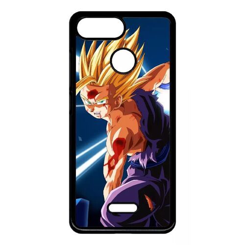 Coque Pour Xiaomi Redmi 6 - Dbz Gohan Super Saiyan Kamehameha L'eveil D'un Guerrier - Noir