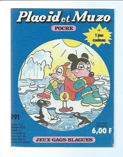 Placid Et Muzo # 191 ( Novembre 1984 ) : " Placid Et Muzo Au Pôle Nord "