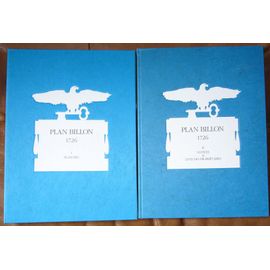 Plan Billon 1726 (2 Volumes In-Folio)‎