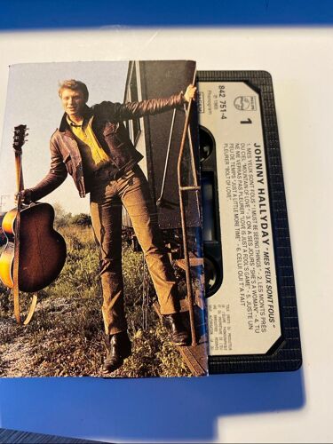 Johnny Hallyday Mes Yeux Sont Fous Cassette Audio