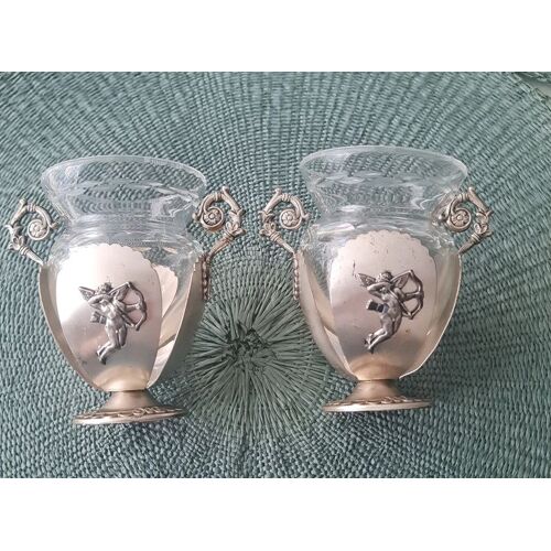 Lot de 2 petits vases
