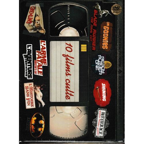 10 Films Cultes: Ready Player One-Batman-Beetlejuice-L Aventure Intérieure-L Arme Fatale-Les Goonies-Gremlins-L Histoire Sans Fin-Blade Runner-Shining. Coffret Collector 10 Dvd New (P)2018®Warner Bros