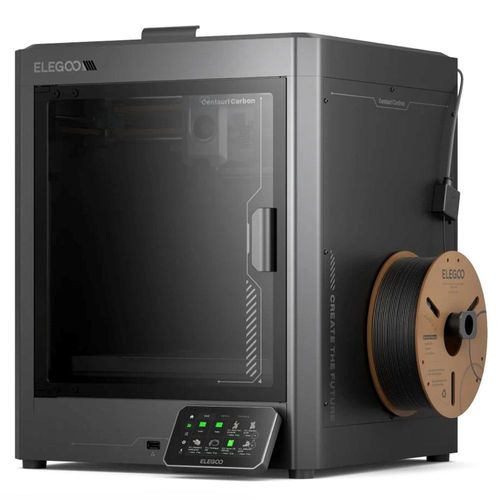 Imprimante 3D Elegoo Centauri Carbon,CoreXY haute vitesse 500mm/s,buse 320°C,compatible fibre de carbone/PLA/ABS,mise à niveau automatique,256x256x256mm
