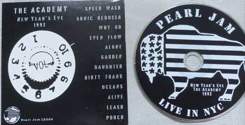 Pearl Jam - Live In Nyc 12/31/92