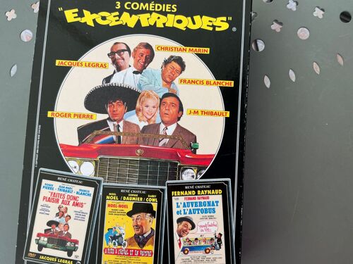 Coffret 3 Dvd René Chateau 3 Comédies Excentriques : Faites Donc Plaisir Aux Amis + A Pied À Cheval Et En Voiture + L'Auvergnat Et L'Autobus -