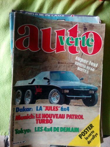 Auto Verte  N° 32 : Super Test Toyota Hj 60 Boîte 5.