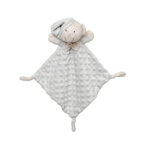 Doudou ourson gris Interbaby pour bébé