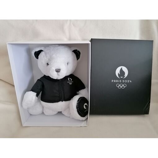 Peluche Officielle Phryge Des JO Paris 2024 - 35 Cm - Mascotte Olympique - Fabriqué En France