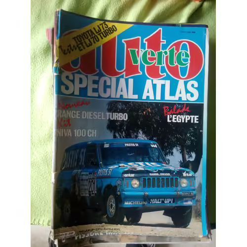Auto Verte 61 De 1986 Lada Niva Kit,Toyota Lc Lj73 Turbo,Alfa 33 4x4,Buggy Porsche 4x4,Atlas,Camel Trophy