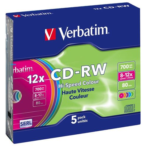 5 CD-RW Verbatim