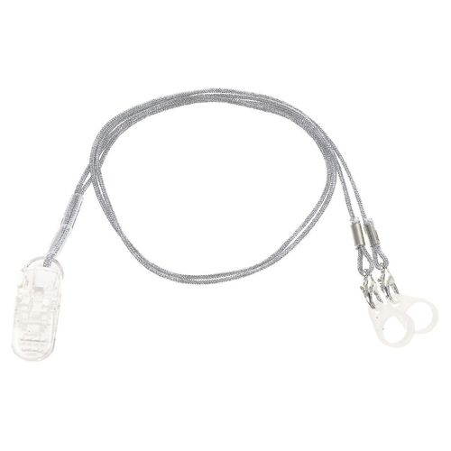 Ensemble de cordons pour appareils auditifs haut de gamme avec clip de sécurité, boucles en silicone et étui de rangement