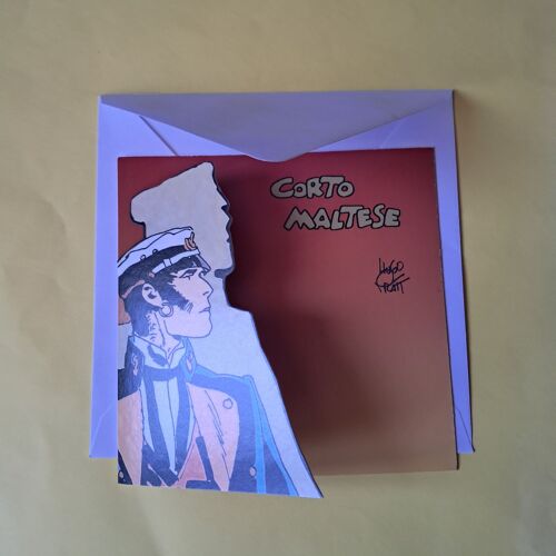 Carte Postale Corto Maltese