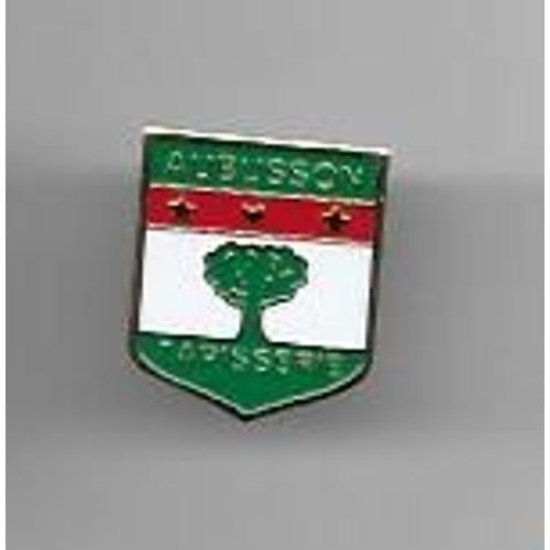 Pins Ville Aubusson Tapisserie Cp 23200 Creuse Blason