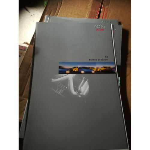 Brochure Audi S4 Berline Et Avant De 1998