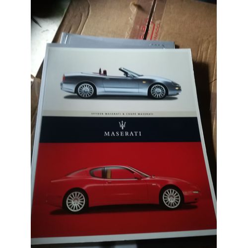 Brochure Maserati Spyder Et Coupe De 2002